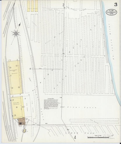 Sanborn Fire Insurance Map from Cloquet, Carlton County, Minnesota (1905), Sheet #0003 - Complete Map Set gallery image, historic Sanborn map, vintage wall art, Minnesota Minnesota
