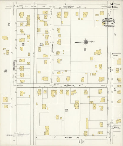 Sanborn Fire Insurance Map from South Kingstown, Washington County, Rhode Island (1921), Sheet #0007 - Complete Map Set gallery image, historic Sanborn map, vintage wall art, Rhode Island Rhode Island