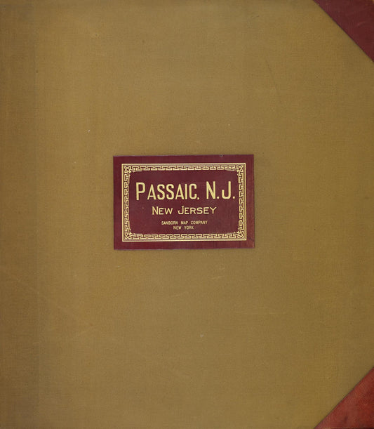 Sanborn Fire Insurance Map from Passaic, Passaic County, New Jersey. (1951) – Historic Sanborn Fire Insurance Map Print