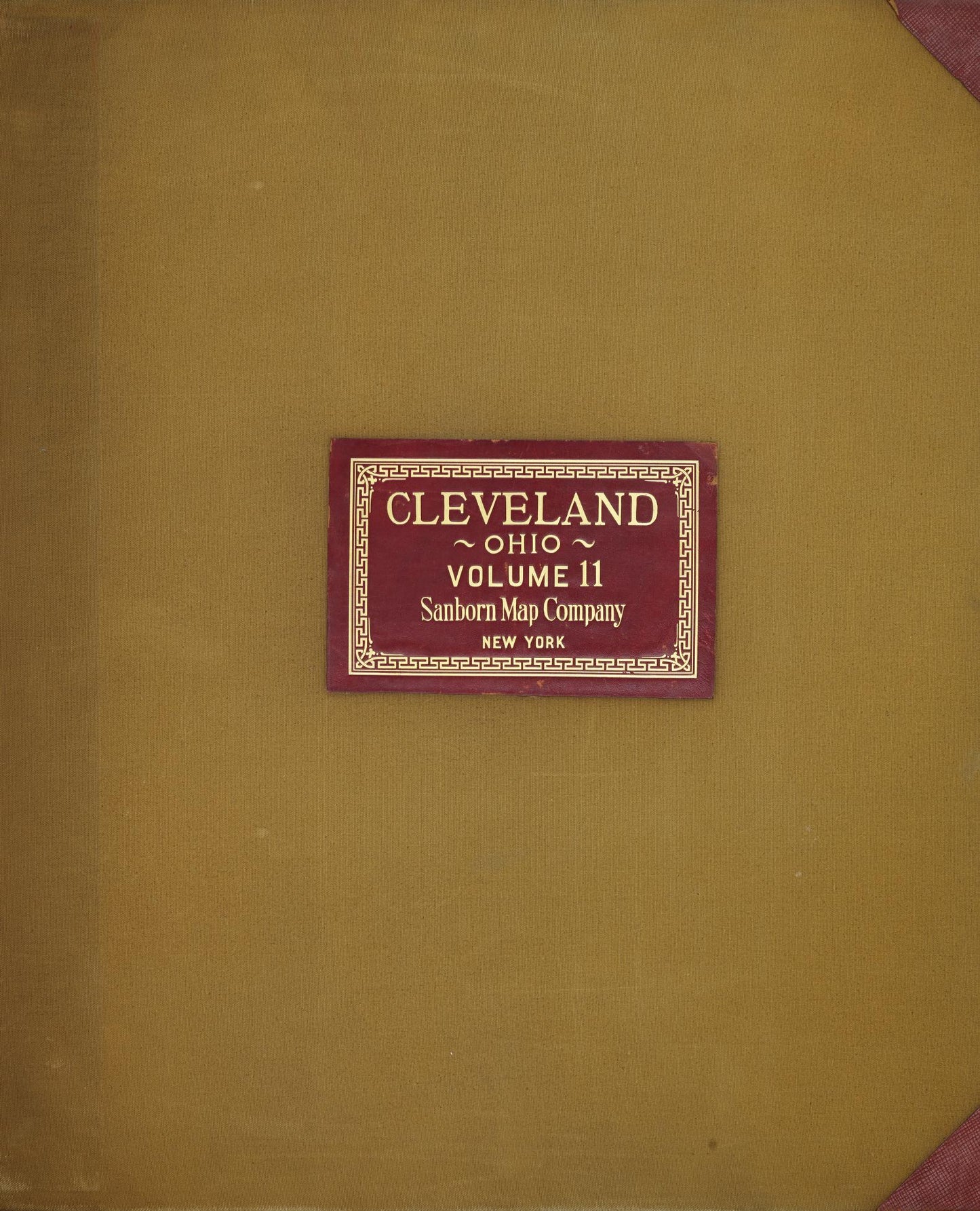 Sanborn Fire Insurance Map from Cleveland, Cuyahoga County, Ohio (1950), Sheet #0001 - Complete Map Set gallery image, historic Sanborn map, vintage wall art, Ohio Ohio