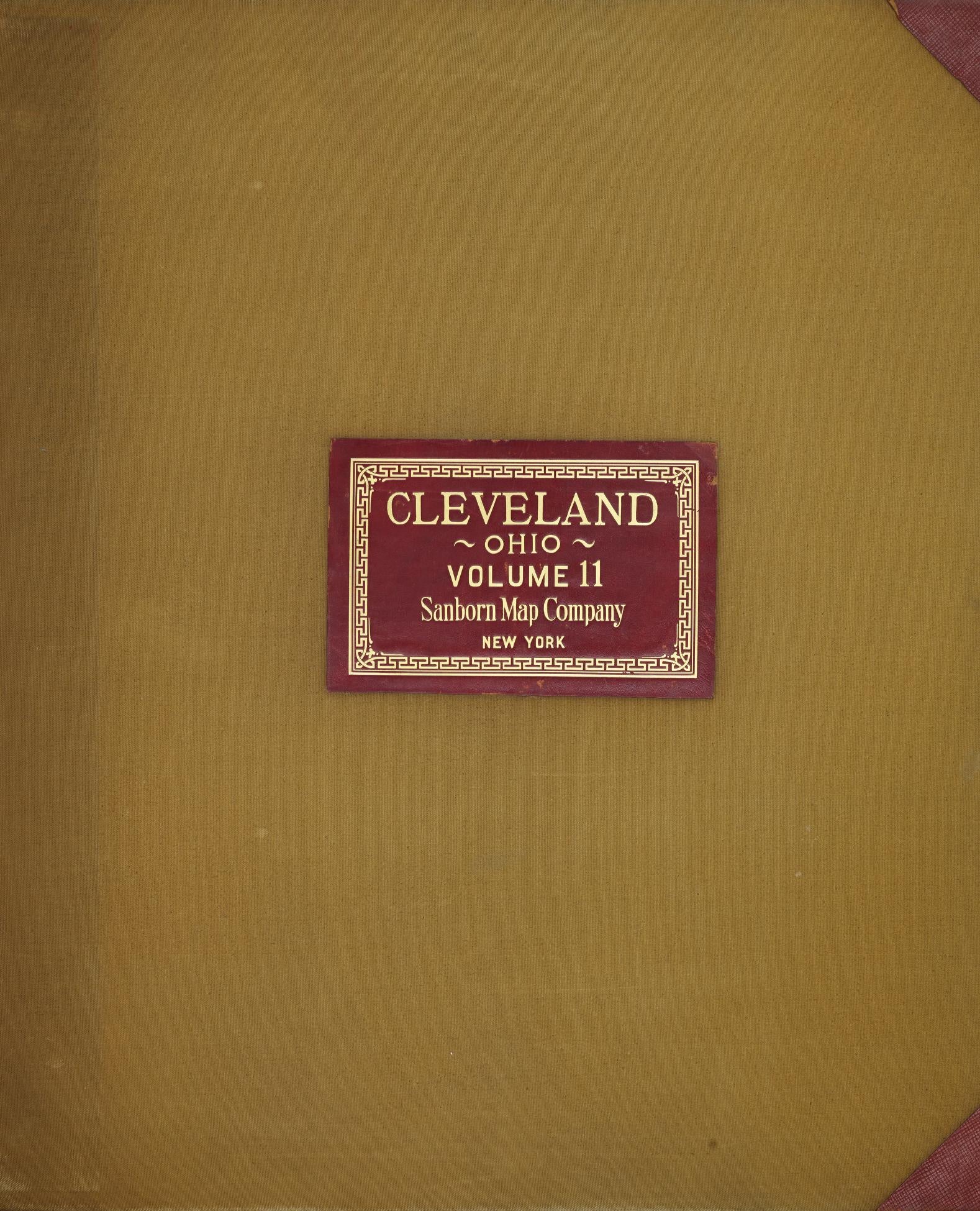 Sanborn Fire Insurance Map from Cleveland, Cuyahoga County, Ohio (1950), Sheet #0001 - Complete Map Set gallery image, historic Sanborn map, vintage wall art, Ohio Ohio