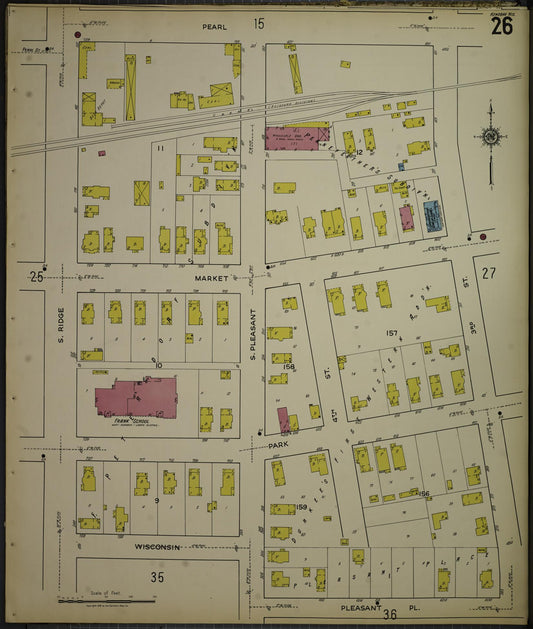Sanborn Fire Insurance Map from Kenosha, Kenosha County, Wisconsin. (1918), Sheet 30