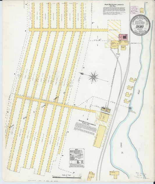 Sanborn Fire Insurance Map from Skibo, Saint Louis County, Minnesota. (1904) – Map View
