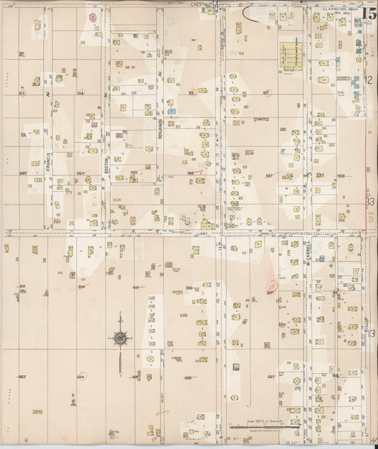 Sanborn Fire Insurance Map from Clarkston, Asotin County, Washington (1949), Sheet #0015 - Historic Sanborn Fire Insurance Map Print, vintage old map wall art, antique decor, genealogy gift, Washington Washington map