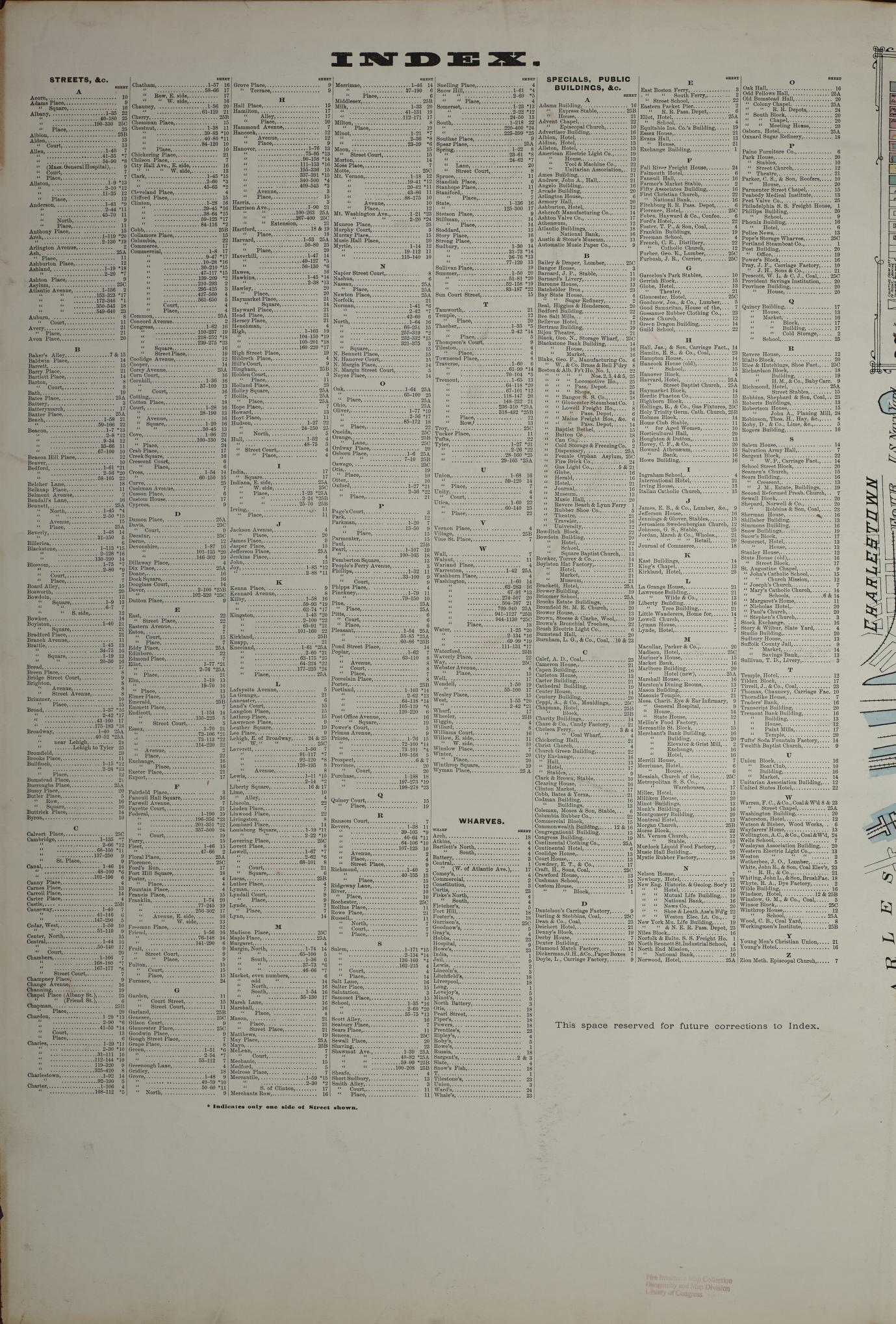 Sanborn Fire Insurance Map from Boston, Suffolk County, Massachusetts. (1885) – Historic Sanborn Fire Insurance Map Print