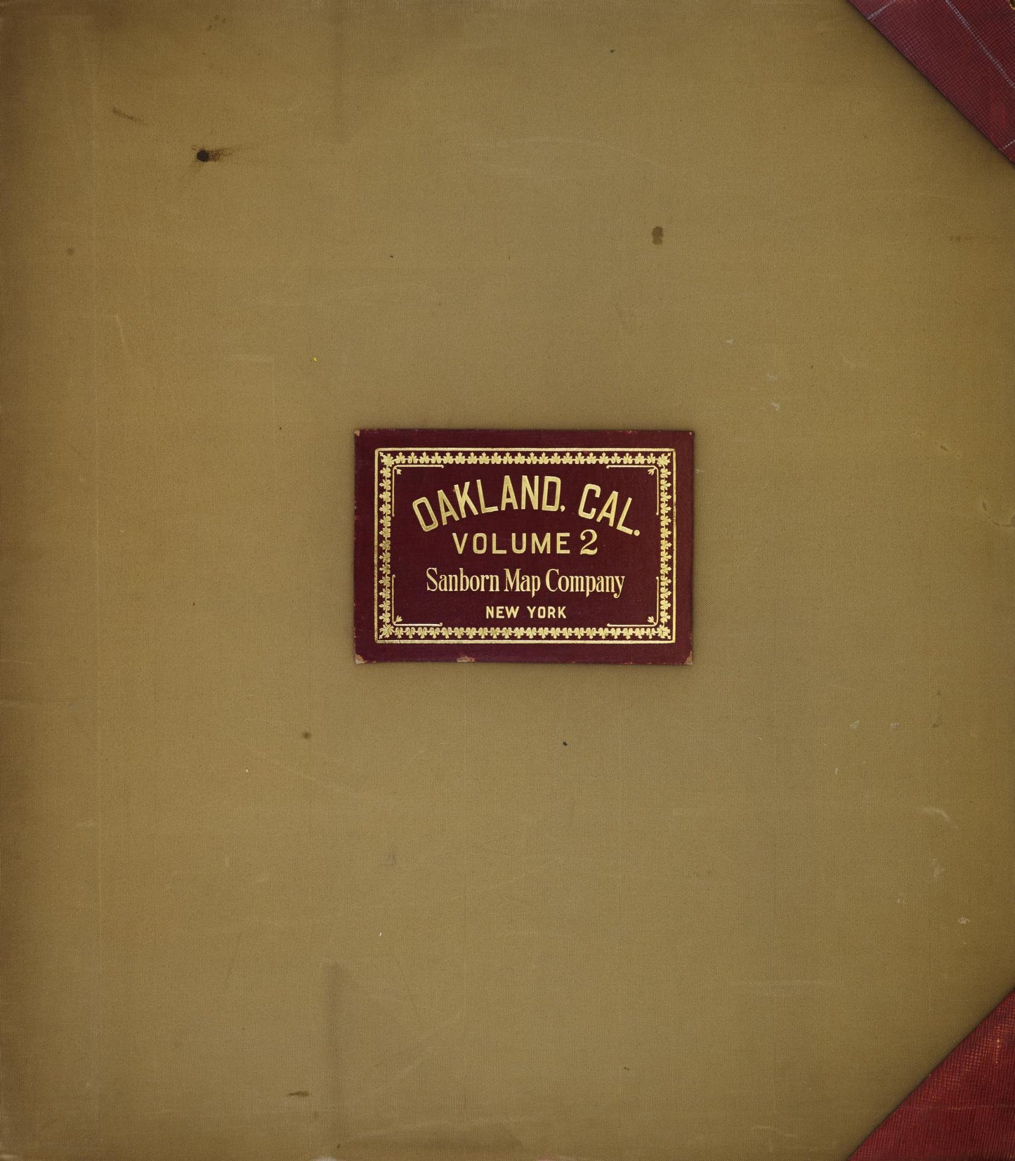 Sanborn Fire Insurance Map from Oakland, Alameda County, California (1950), Sheet #0001 - Historic Sanborn Fire Insurance Map Print, vintage old map wall art, antique decor, genealogy gift, California California map
