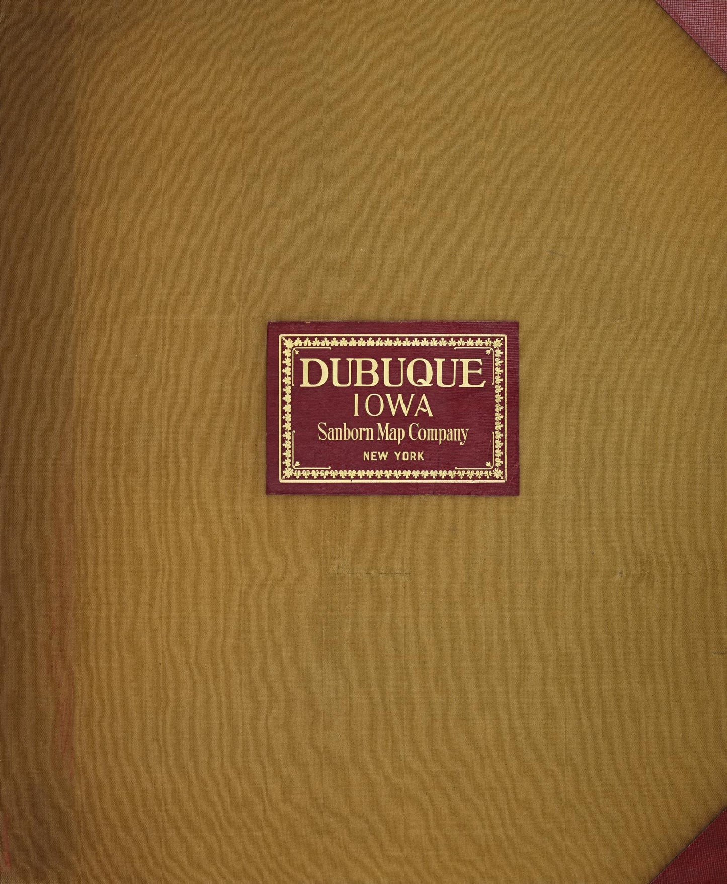 Sanborn Fire Insurance Map from Dubuque, Dubuque County, Iowa (1950), Sheet #0001 - Historic Sanborn Fire Insurance Map Print, vintage old map wall art