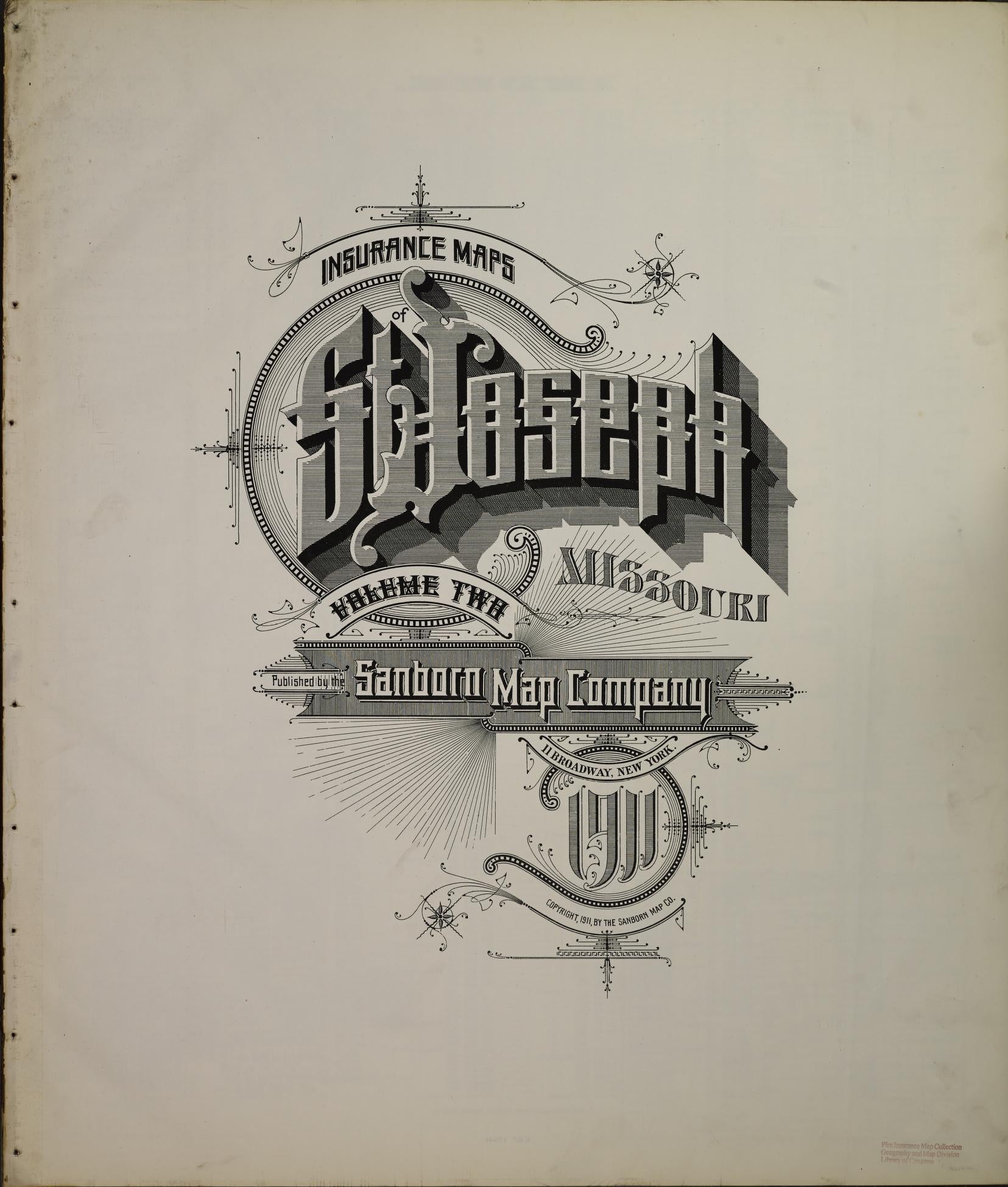 Sanborn Fire Insurance Map from Saint Joseph, Buchanan County, Missouri (1911), Sheet #0001 - Complete Map Set gallery image, historic Sanborn map, vintage wall art, Missouri Missouri