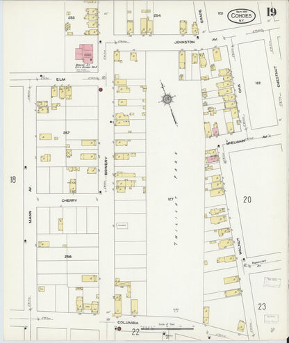 Sanborn Fire Insurance Map from Cohoes, Albany County, New York (1910), Sheet #0019 - Complete Map Set gallery image, historic Sanborn map, vintage wall art, New York New York
