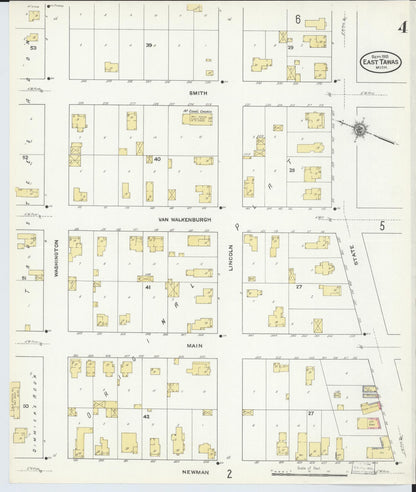 Sanborn Fire Insurance Map from East Tawas, Iosco County, Michigan (1910), Sheet #0004 - Complete Map Set gallery image, historic Sanborn map, vintage wall art, Michigan Michigan