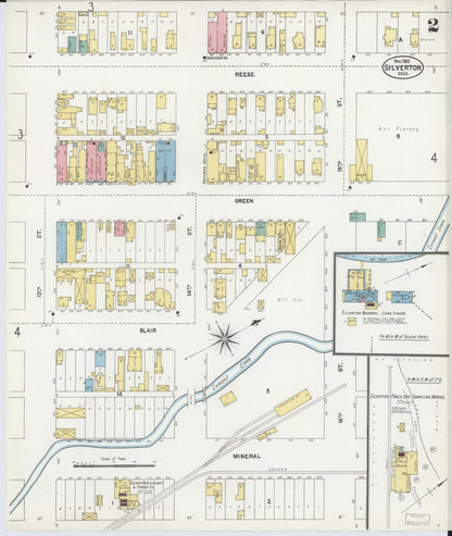 Sanborn Fire Insurance Map from Silverton, San Juan County, Colorado (1902), Sheet #0002 - Complete Map Set gallery image, historic Sanborn map, vintage wall art, Colorado Colorado