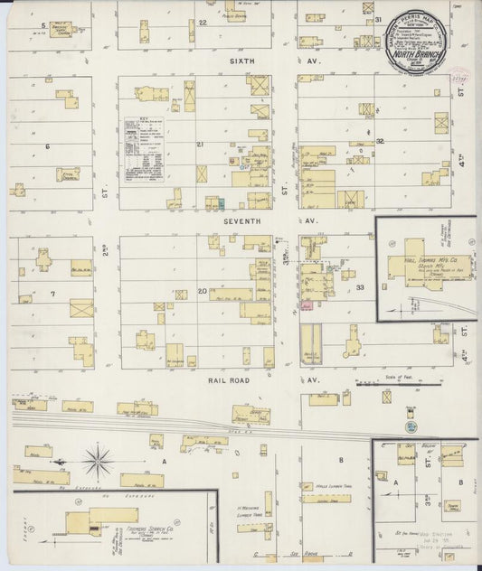 Sanborn Fire Insurance Map from North Branch, Chisago County, Minnesota. (1894) – Map View