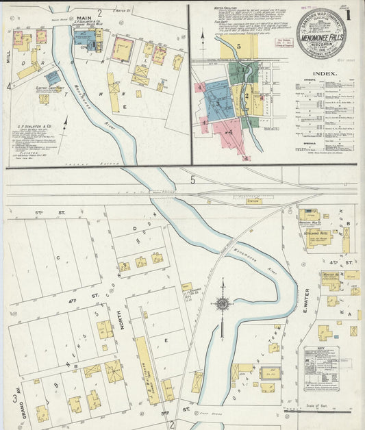 Menomonee Falls, Waukesha County, Wisconsin (1910) – Sanborn Fire Insurance Map – Map View