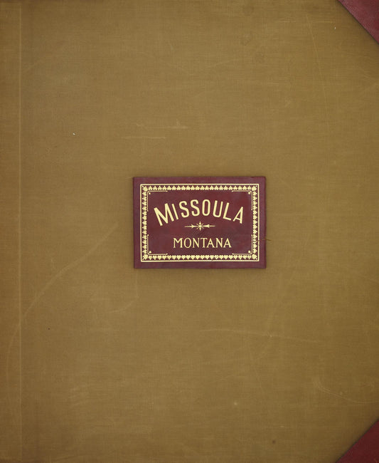 Sanborn Fire Insurance Map from Missoula, Missoula County, Montana (1951), Sheet #0001 - Historic Sanborn Fire Insurance Map Print, vintage old map wall art, antique decor, genealogy gift, Montana Montana map