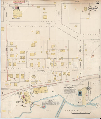 Sanborn Fire Insurance Map from Kapowsin, Pierce County, Washington (1930), Sheet #0002 - Complete Map Set gallery image, historic Sanborn map, vintage wall art, Washington Washington