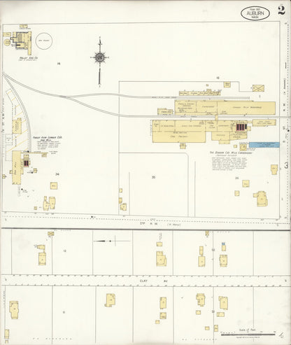 Sanborn Fire Insurance Map from Auburn [see also Slaughter], King County, Washington (1921), Sheet #0002 - Complete Map Set gallery image, historic Sanborn map, vintage wall art, Washington Washington
