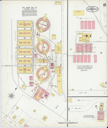 Sanborn Fire Insurance Map from Cherryvale, Montgomery County, Kansas (1902), Sheet #0006 - Complete Map Set gallery image, historic Sanborn map, vintage wall art, Kansas Kansas