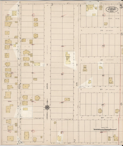 Sanborn Fire Insurance Map from Gearhart, Clatsop County, Oregon (1928), Sheet #0005 - Complete Map Set gallery image, historic Sanborn map, vintage wall art, Oregon Oregon