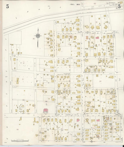 Sanborn Fire Insurance Map from Commerce, Hunt County, Texas (1940), Sheet #0005 - Complete Map Set gallery image, historic Sanborn map, vintage wall art, Texas Texas