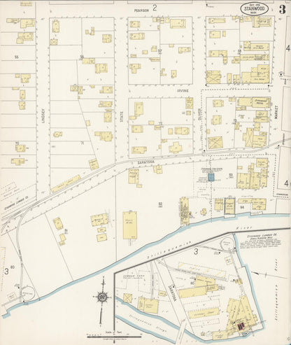 Sanborn Fire Insurance Map from Stanwood, Snohomish County, Washington (1918), Sheet #0003 - Complete Map Set gallery image, historic Sanborn map, vintage wall art, Washington Washington