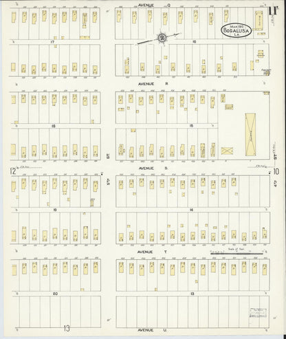 Sanborn Fire Insurance Map from Bogalusa, Washington Parish, Louisiana (1910), Sheet #0011 - Complete Map Set gallery image, historic Sanborn map, vintage wall art, Louisiana Louisiana