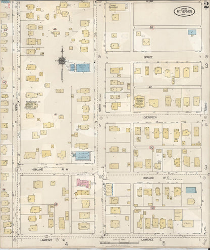 Sanborn Fire Insurance Map from Mount Vernon, Skagit County, Washington (1948), Sheet #0002 - Complete Map Set gallery image, historic Sanborn map, vintage wall art, Washington Washington
