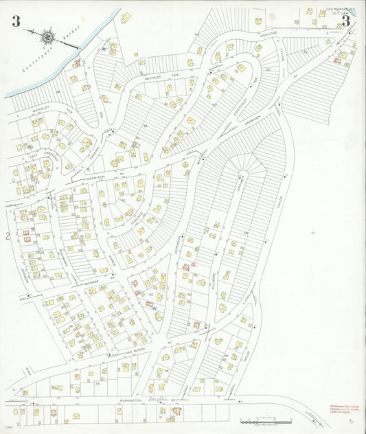 Sanborn Fire Insurance Map from Centerport, Suffolk County, New York (1941), Sheet #0003 - Historic Sanborn Fire Insurance Map Print, vintage old map wall art, antique decor, genealogy gift, New York New York map
