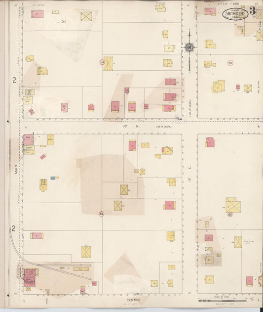 Sanborn Fire Insurance Map from Smithfield, Cache County, Utah (1929), Sheet #0003 - Historic Sanborn Fire Insurance Map Print, vintage old map wall art, antique decor, genealogy gift, Utah Utah map