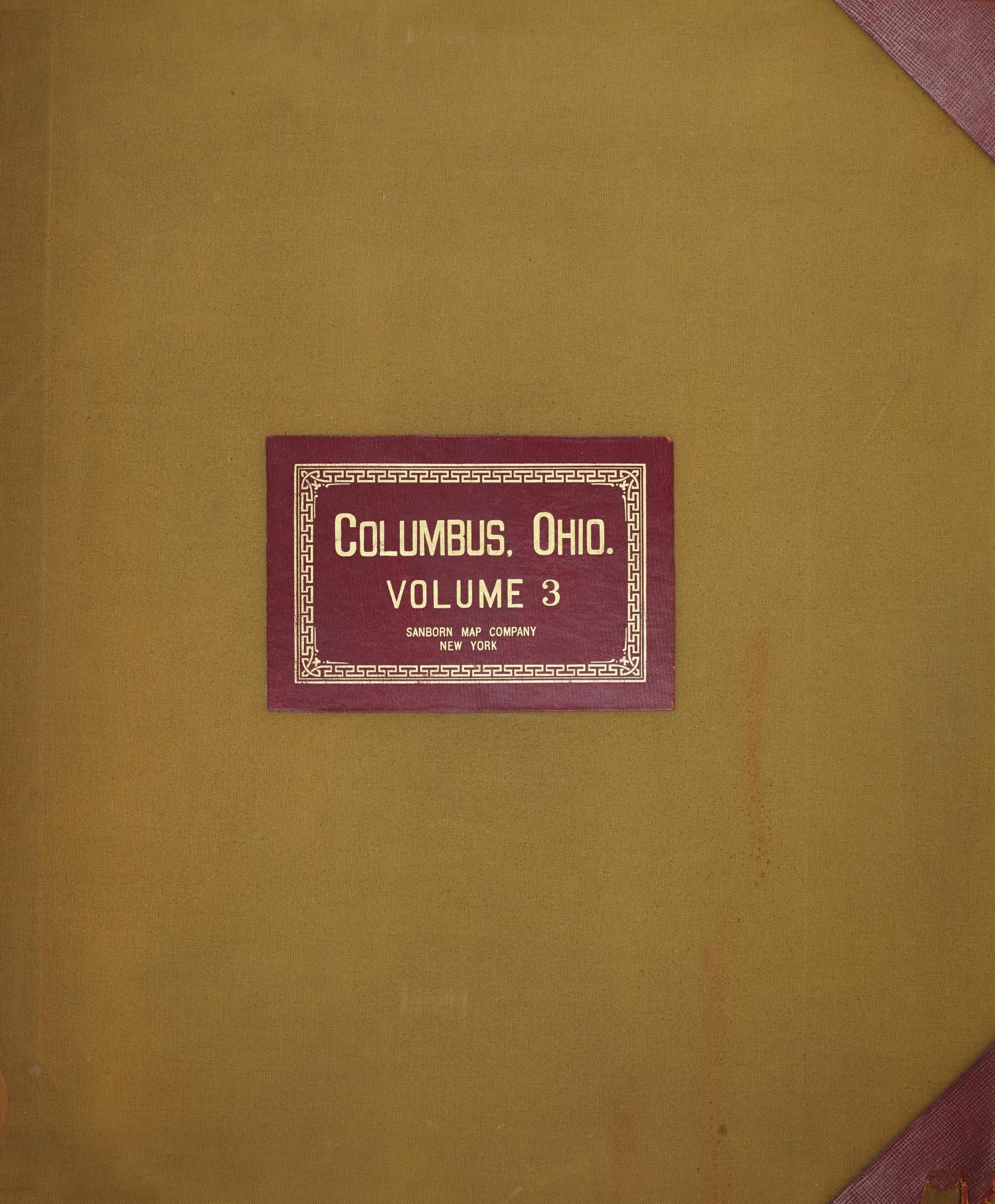 Sanborn Fire Insurance Map from Columbus, Franklin County, Ohio (1951), Sheet #0001 - Complete Map Set gallery image, historic Sanborn map, vintage wall art, Ohio Ohio