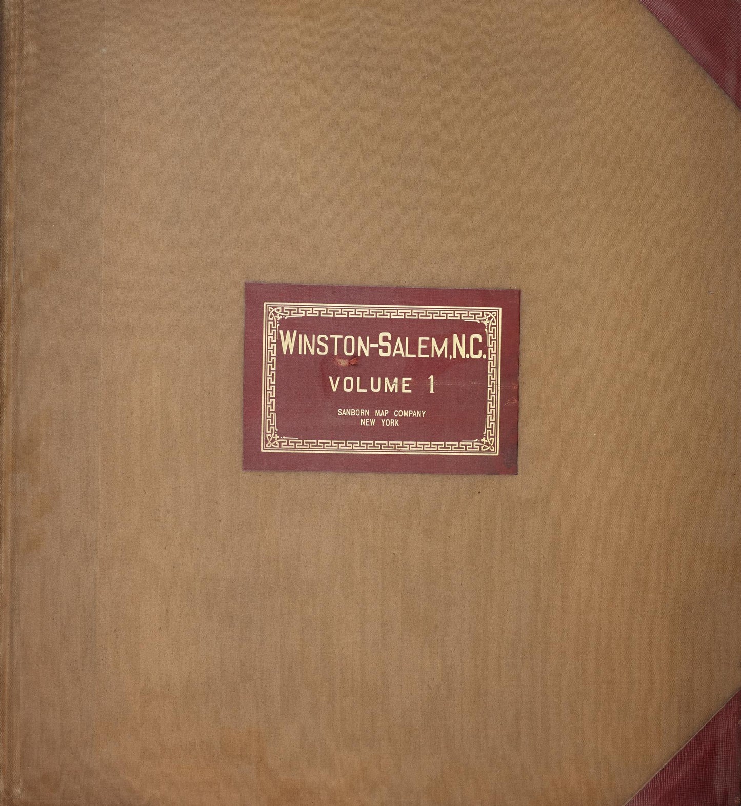 Sanborn Fire Insurance Map from Winston-Salem, Forsyth County, North Carolina (1950), Sheet #0001 - Complete Map Set gallery image, historic Sanborn map, vintage wall art, North Carolina North Carolina