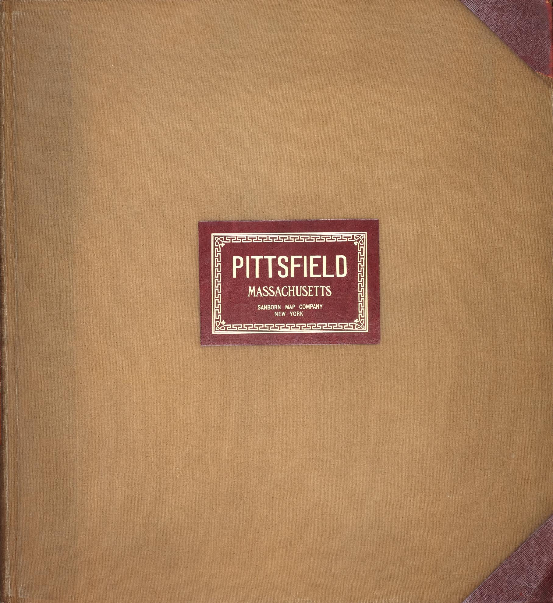 Sanborn Fire Insurance Map from Pittsfield, Berkshire County, Massachusetts (1950), Sheet #0001 - Historic Sanborn Fire Insurance Map Print, vintage old map wall art, antique decor, genealogy gift, Massachusetts Massachusetts map