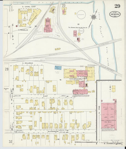 Sanborn Fire Insurance Map from Newark, Licking County, Ohio (1912), Sheet #0029