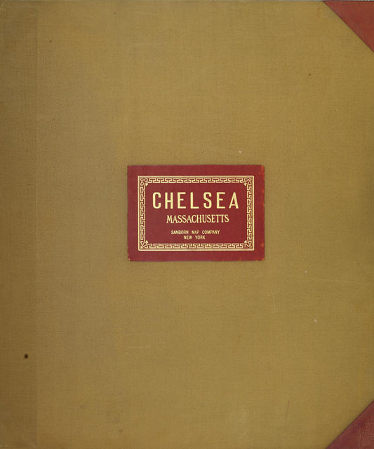 Sanborn Fire Insurance Map from Chelsea, Suffolk County, Massachusetts (1950), Sheet #0001 - Historic Sanborn Fire Insurance Map Print, vintage old map wall art, antique decor, genealogy gift, Massachusetts Massachusetts map