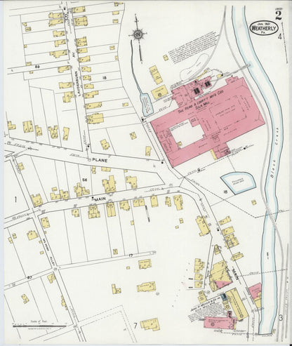 Sanborn Fire Insurance Map from Weatherly, Carbon County, Pennsylvania (1921), Sheet #0002 - Complete Map Set gallery image, historic Sanborn map, vintage wall art, Pennsylvania Pennsylvania