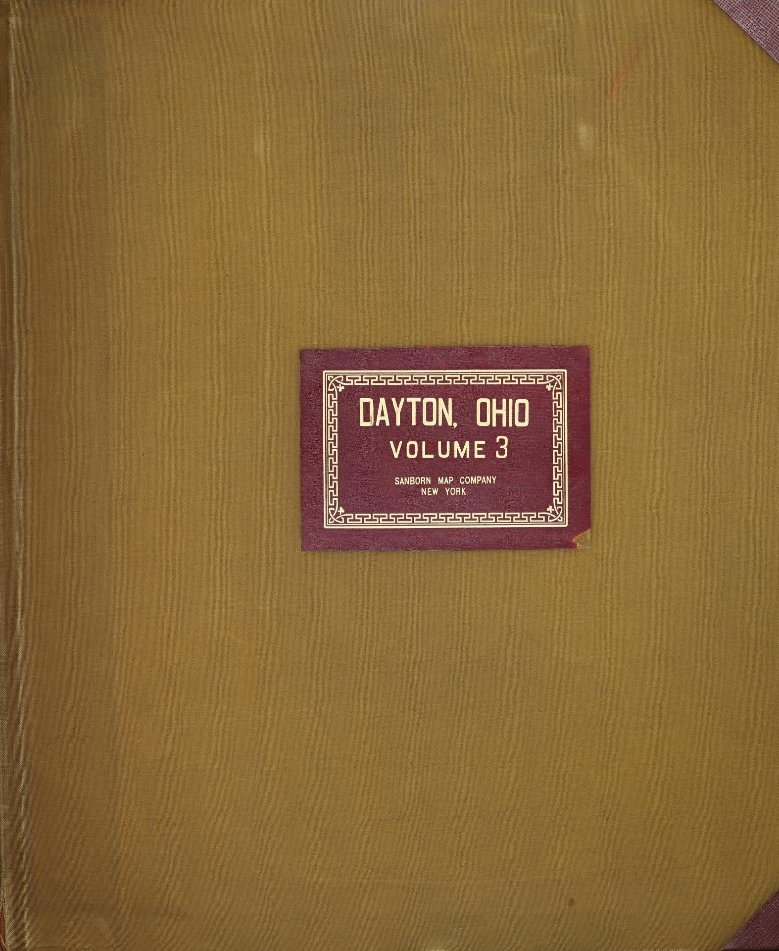 Sanborn Fire Insurance Map from Dayton, Montgomery County, Ohio (1950), Sheet #0001 - Complete Map Set gallery image, historic Sanborn map, vintage wall art, Ohio Ohio
