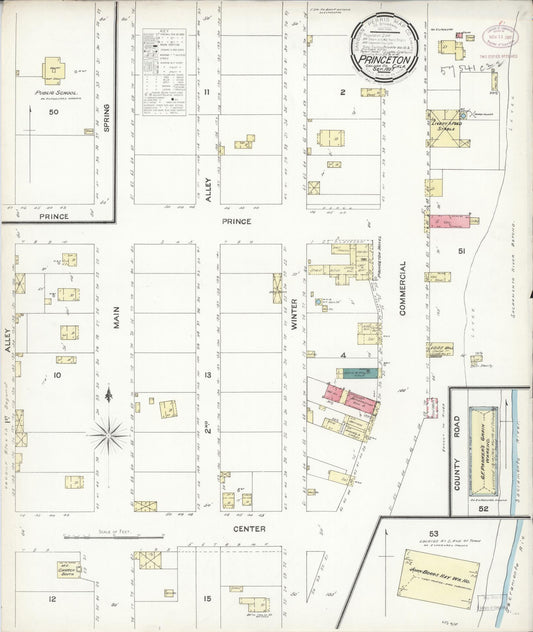 Sanborn Fire Insurance Map from Princeton, Colusa County, California. (1897) – Historic Sanborn Fire Insurance Map Print