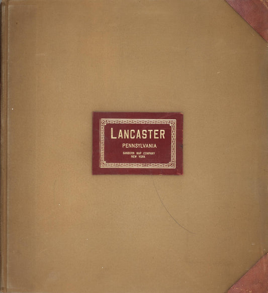 Sanborn Fire Insurance Map from Lancaster, Lancaster County, Pennsylvania. (1950) – Historic Sanborn Fire Insurance Map Print