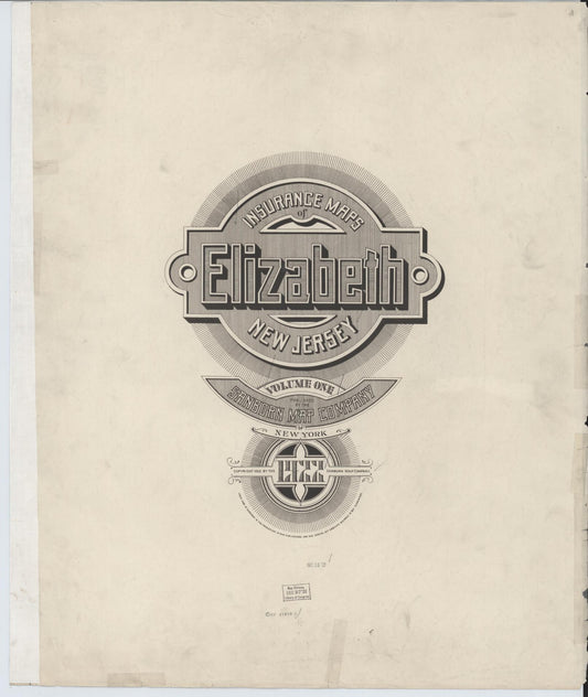 Sanborn Fire Insurance Map from Elizabeth, Union County, New Jersey. (1922) – Historic Sanborn Fire Insurance Map Print