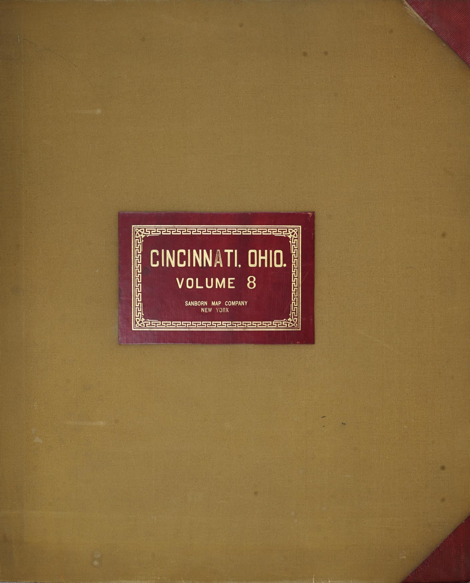 Sanborn Fire Insurance Map from Cincinnati, Hamilton County, Ohio (1950), Sheet #0001 - Complete Map Set gallery image, historic Sanborn map, vintage wall art, Ohio Ohio