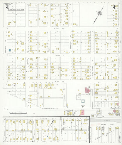 Sanborn Fire Insurance Map from Lebanon, Laclede County, Missouri (1932), Sheet #0004 - Complete Map Set gallery image, historic Sanborn map, vintage wall art, Missouri Missouri