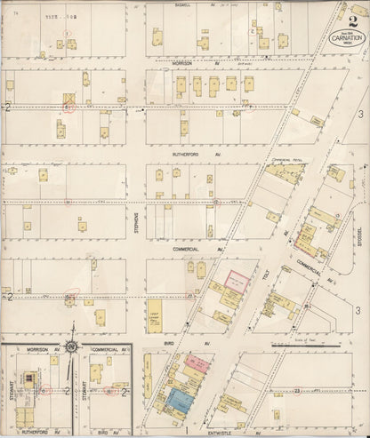 Sanborn Fire Insurance Map from Carnation, King County, Washington (1930), Sheet #0002 - Complete Map Set gallery image, historic Sanborn map, vintage wall art, Washington Washington