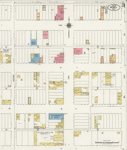 Sanborn Fire Insurance Map from Wendell, Gooding County, Idaho (1921), Sheet #0003 - Complete Map Set gallery image, historic Sanborn map, vintage wall art, Idaho Idaho