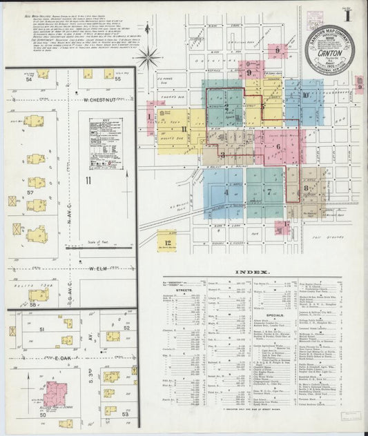 Sanborn Fire Insurance Map from Canton, Fulton County, Illinois. (1902) – Map View
