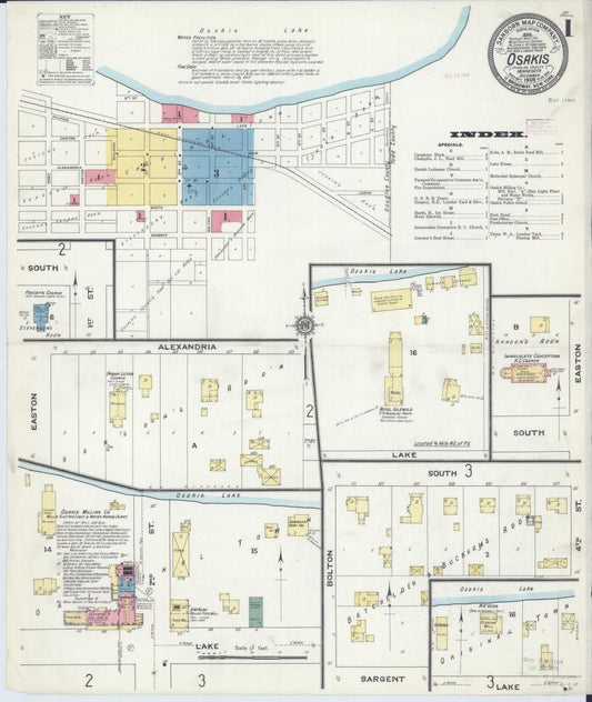 Sanborn Fire Insurance Map from Osakis, Douglas and Todd Counties, Minnesota. (1909) – Map View