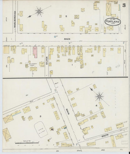 Sanborn Fire Insurance Map from Portland, Middlesex County, Connecticut (1889), Sheet #0003 - Complete Map Set gallery image, historic Sanborn map, vintage wall art, Connecticut Connecticut