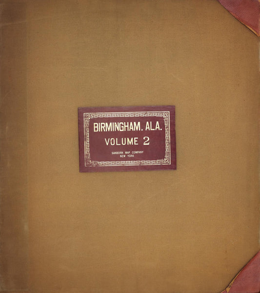 Sanborn Fire Insurance Map from Birmingham, Jefferson County, Alabama (1950), Sheet #0001 - Complete Map Set gallery image, historic Sanborn map, vintage wall art, Alabama Alabama