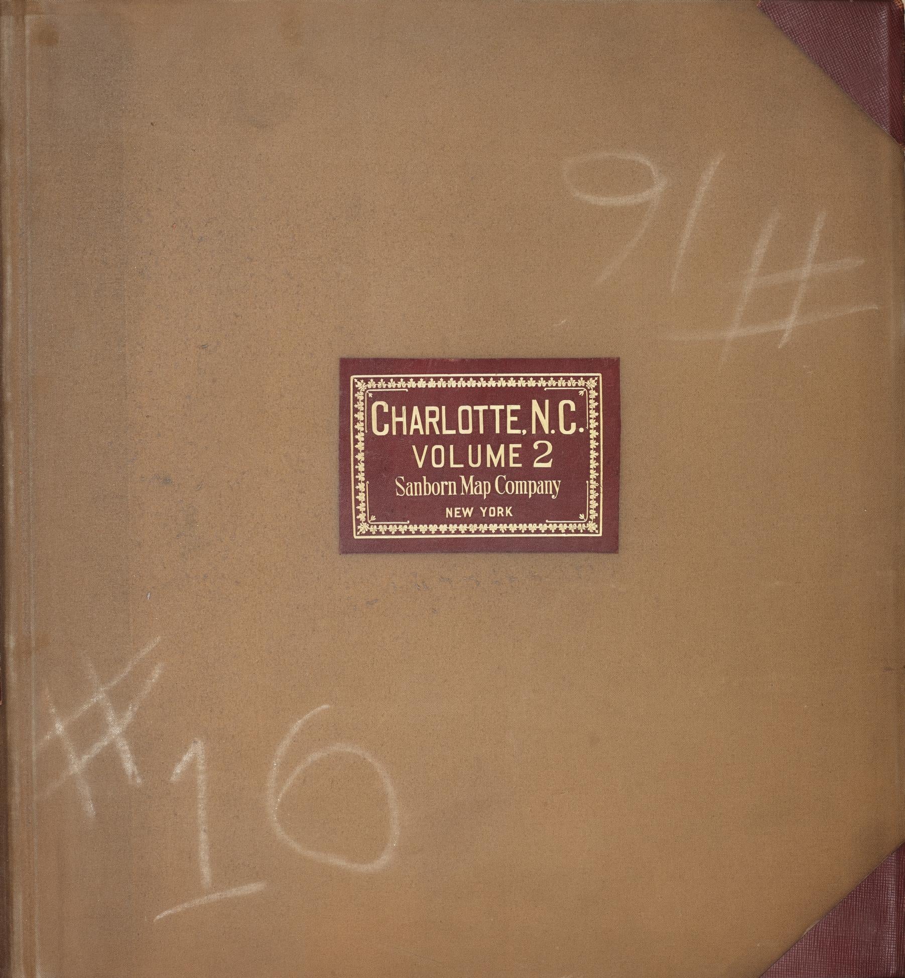 Sanborn Fire Insurance Map from Charlotte, Mecklenburg County, North Carolina (1950), Sheet #0001 - Complete Map Set gallery image, historic Sanborn map, vintage wall art, North Carolina North Carolina