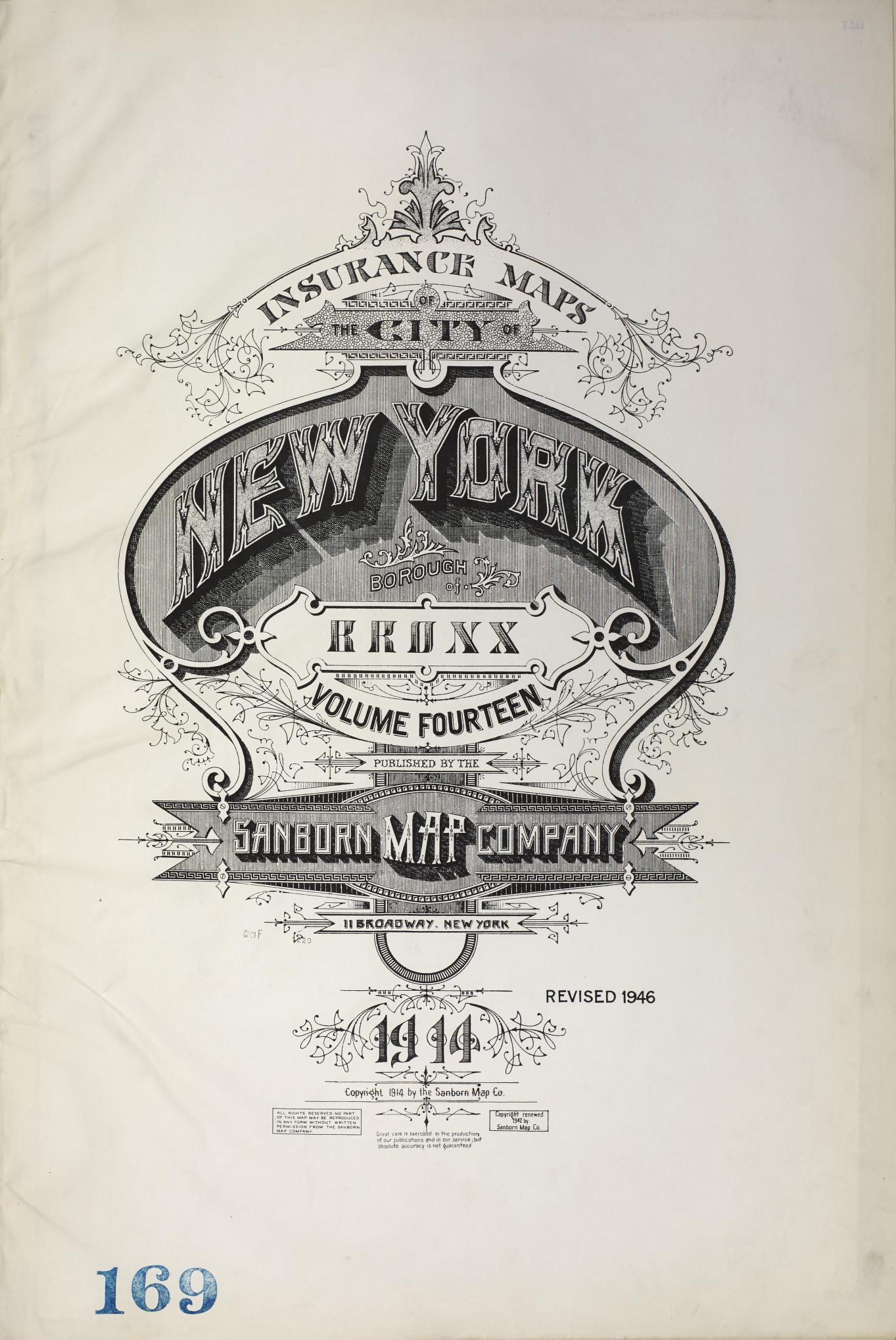 Sanborn Fire Insurance Map from New York, Bronx, Manhattan, New York (1946), Sheet #0001 - Historic Sanborn Fire Insurance Map Print, vintage old map wall art, antique decor, genealogy gift, New York New York map