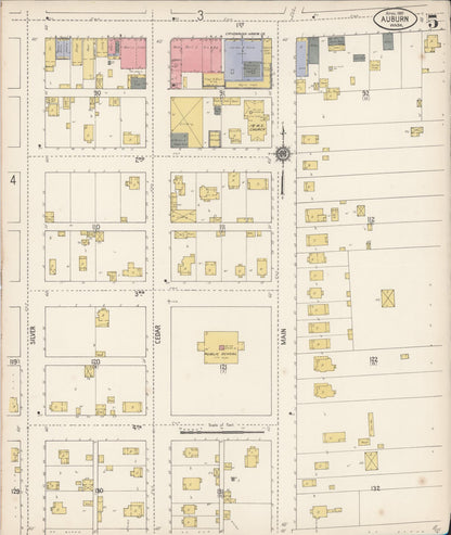 Sanborn Fire Insurance Map from Auburn [see also Slaughter], King County, Washington (1910), Sheet #0005 - Complete Map Set gallery image, historic Sanborn map, vintage wall art, Washington Washington