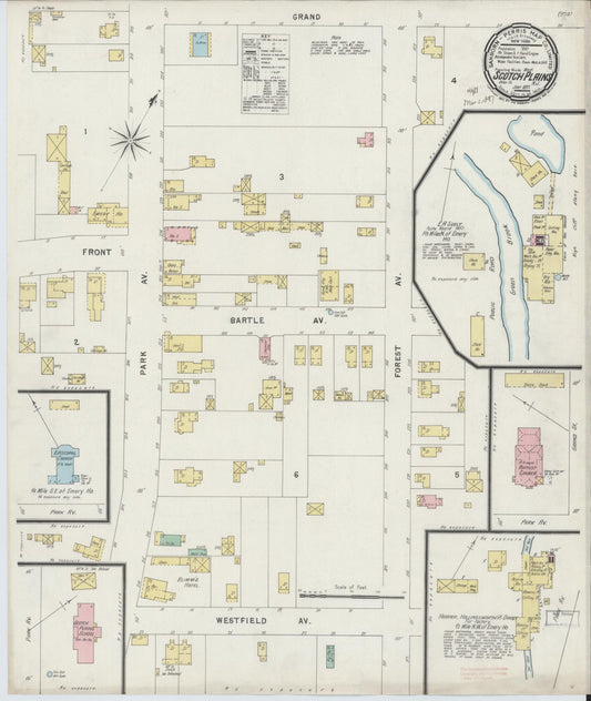 Sanborn Fire Insurance Map from Scotch Plains, Union County, New Jersey. (1897) – Historic Sanborn Fire Insurance Map Print